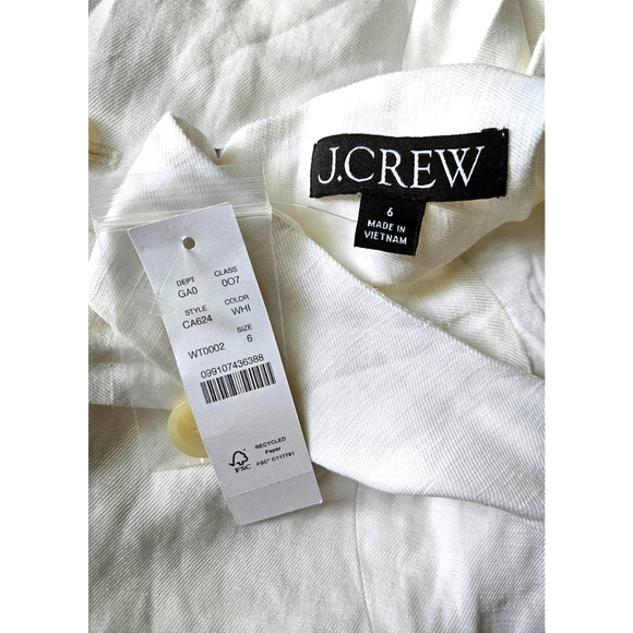 J.Crew Open-back vest in linen-cupro blend - Picture 16 of 16